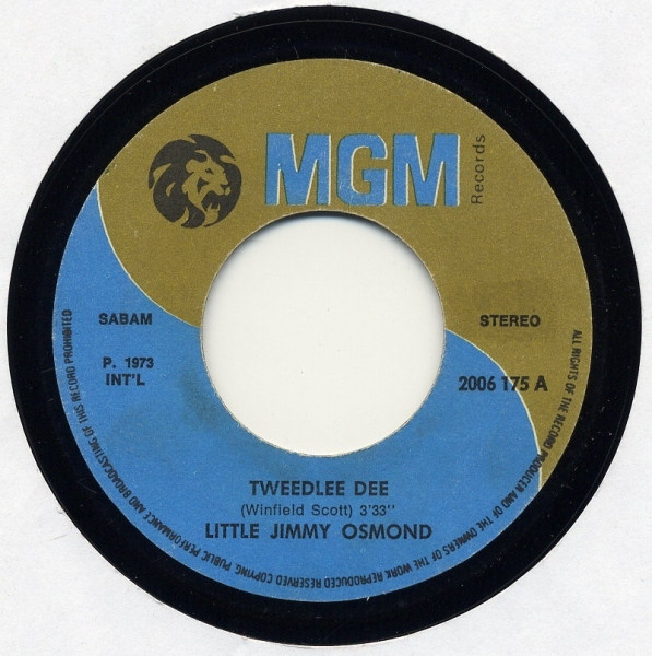 télécharger l'album Little Jimmy Osmond - Tweedlee Dee