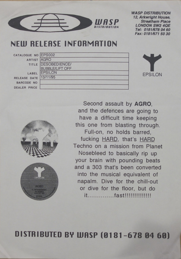 ladda ner album Agro - Epsilon II Promo