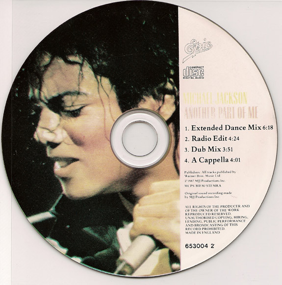 Michael Jackson – Another Part Of Me (1988, Vinyl) - Discogs