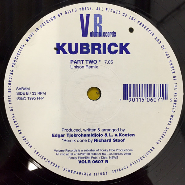 Album herunterladen Kubrick - Love Vibration Part Two