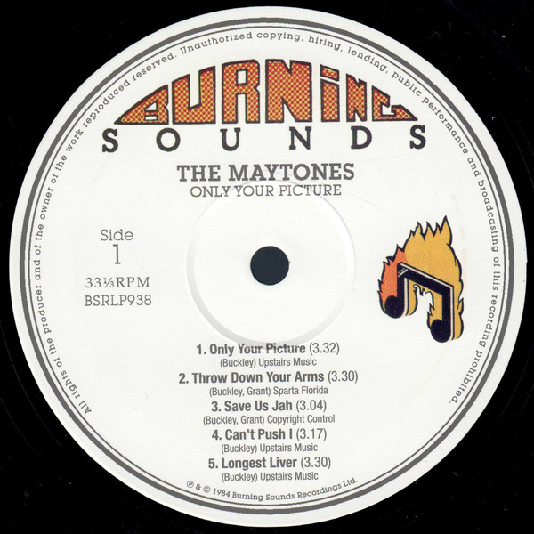 The Maytones - Only Your Picture | Burning Sounds (BSRLP938) - 5