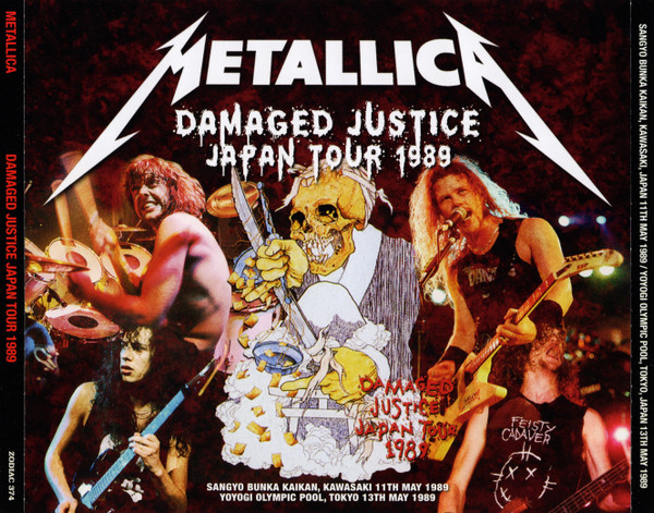 Metallica – Damaged Justice Japan Tour 1989 (2020, CD) - Discogs