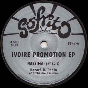 Bazare D. Pablo Et Le Nassima Orchestra - Ivoire Promotion EP