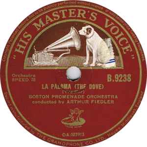 Boston Promenade Orchestra - La Paloma (The Dove) / El Capitan album cover