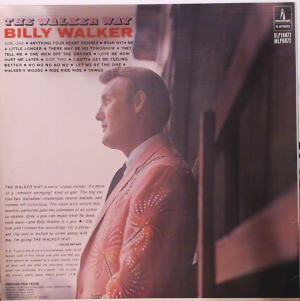 descargar álbum Billy Walker - The Walker Way