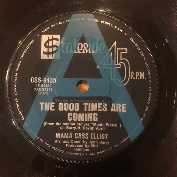 ladda ner album Mama Cass Elliot - The Good Times Are Coming Dont Let The Good Life Pass You By