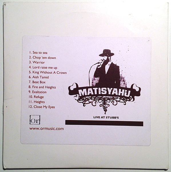 Matisyahu - Live At Stubb's | Releases | Discogs