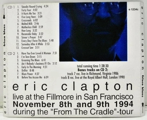 baixar álbum Eric Clapton - Frisco Blues