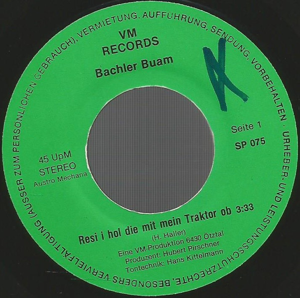 last ned album Bachler Buam - Resi I Hol Die Mit Mein Traktor