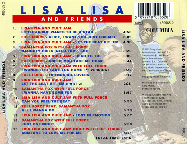télécharger l'album Lisa Lisa And Cult Jam - Lisa Lisa And Cult Jam And Friends