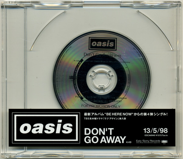 Oasis – Don't Go Away (1998, CD) - Discogs