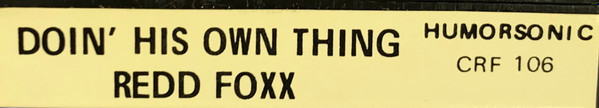 lataa albumi Redd Foxx - Doin His Own Thing