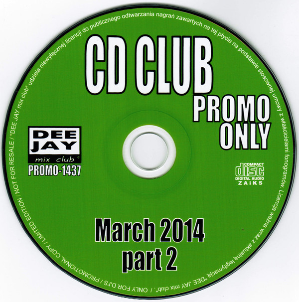 Album herunterladen Various - CD Club Promo Only March 2014 Part 1