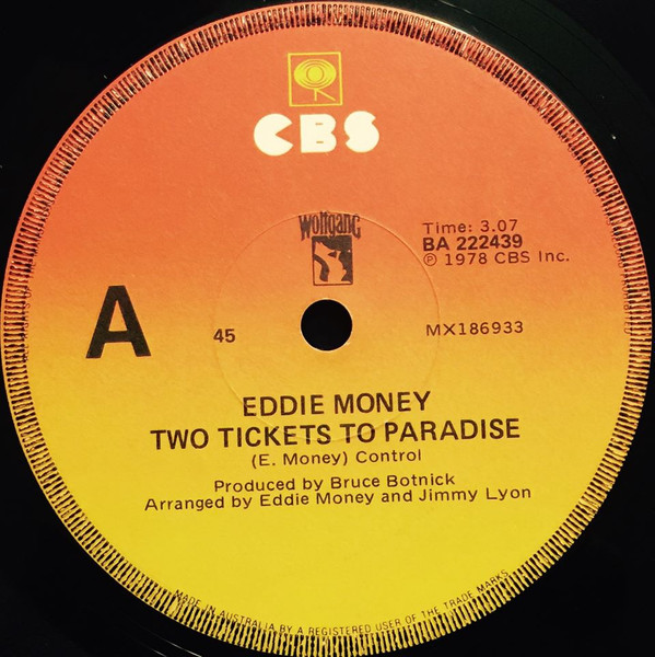 Eddie Money – Two Tickets to Paradise Lyrics