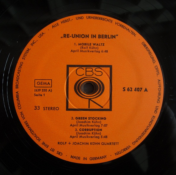 baixar álbum Rolf & Joachim Kühn Quartet - Re Union In Berlin