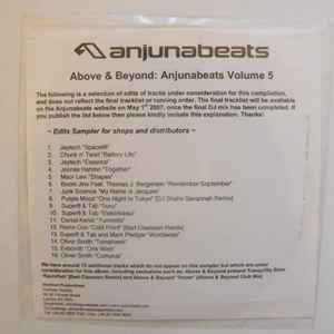 Above & Beyond – Anjunabeats Volume 5 (2007, CDr) - Discogs