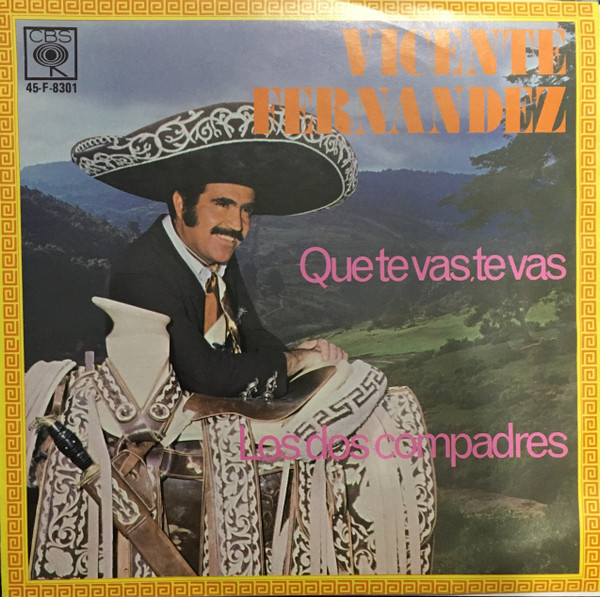 jueves Armonioso Zanahoria Vicente Fernandez – Que Te Vas Te Vas / Los Dos Compadres (1980, Vinyl) -  Discogs
