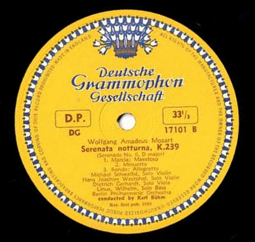 descargar álbum Wolfgang Amadeus Mozart, Berlin Philharmonic Orchestra, Karl Böhm - Eine Kleine Nachtmusik G Major K525 Serenata Notturna K239