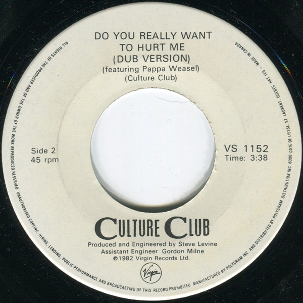 Culture Club - Do You Really Want To Hurt Me | Virgin (VS 1152) - 2