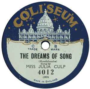 Julia Culp - The Dreams Of Song / Ave Maria album cover
