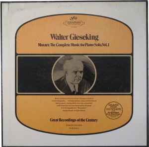 Walter Gieseking - The Complete Music For Piano Solo, Vol.1