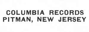 Columbia Records Pressing Plant, Pitmanauf Discogs 