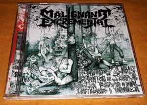 Malignant Excremental - Horrendos Zumbis Sedentos De Sangue, Diabólica Forma Do Mal Instalando Horror album cover