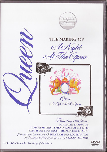 Queen – The Making Of A Night At The Opera (DVD) - Discogs