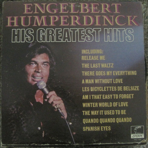 Engelbert Humperdinck - His Greatest Hits | Releases | Discogs