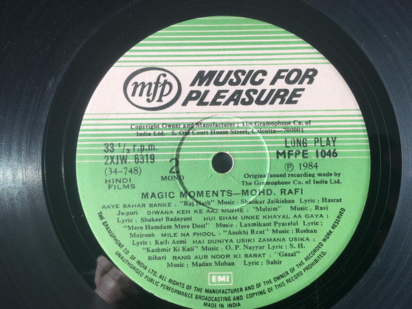 last ned album Mohd Rafi - Magic Moments