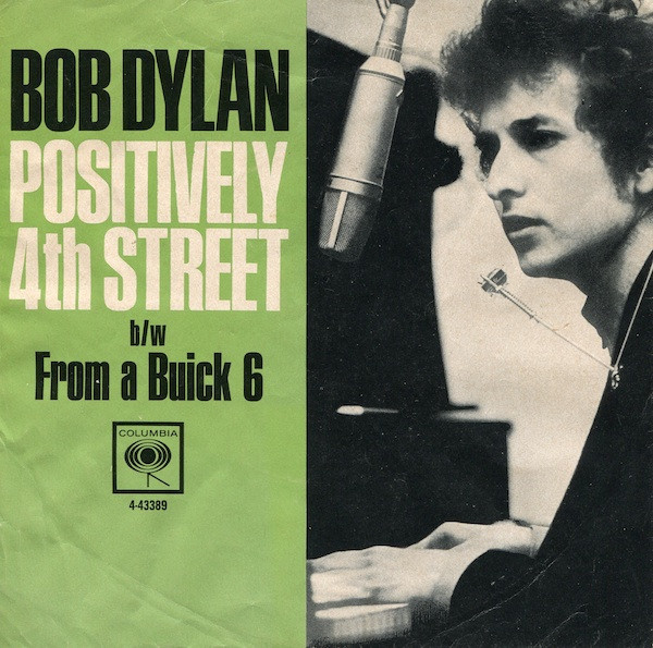 Bob Dylan – Positively 4th Street (1965, Vinyl) - Discogs