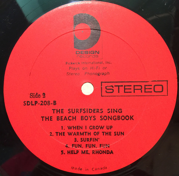 baixar álbum The Surfsiders - The Surfsiders Sing The Beach Boys Songbook