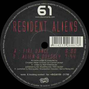 Resident Aliens - Fire Dance / Aliens Odyssey album cover