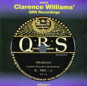 Clarence Williams - Clarence Williams' QRS Recordings, Volume 1