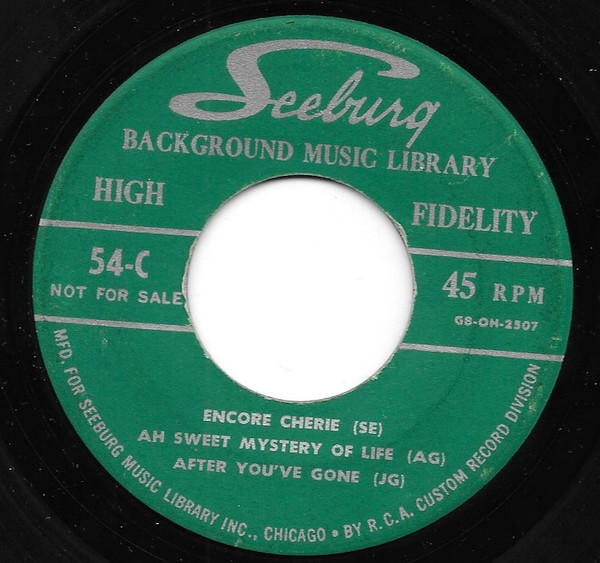 Unknown Artist – Background Music Library #54-C (1956, Vinyl) - Discogs