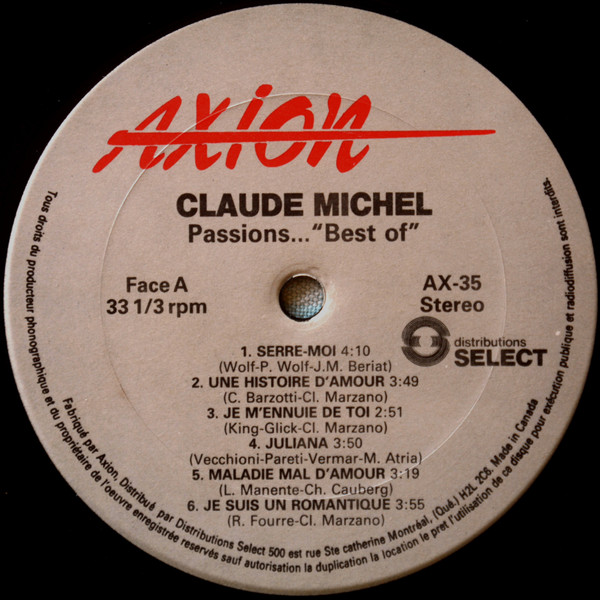 baixar álbum Claude Michel - Best Of Passions