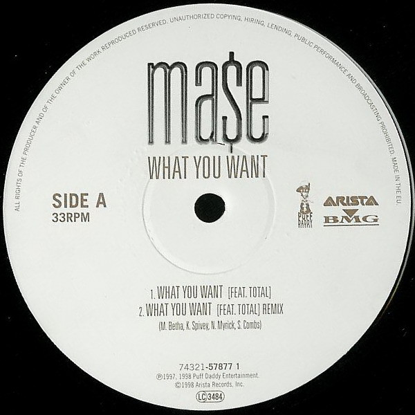 descargar álbum Mase Feat Total - What You Want