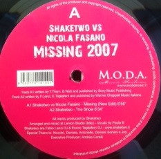 ladda ner album Shaketwo Vs Nicola Fasano - Missing 2007