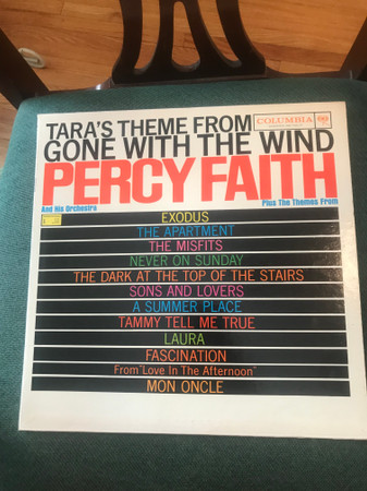 Percy Faith And His Orchestra – Tara's Theme From Gone With The Wind And  Other Movie Themes (1961