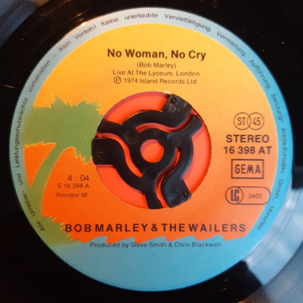 télécharger l'album Bob Marley & The Wailers - No Woman No Cry Live At The Lyceum London
