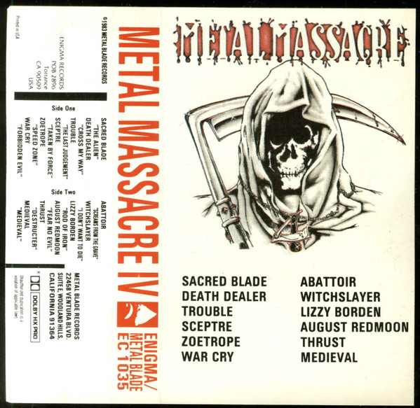 Metal Massacre IV (1983, Cassette) - Discogs