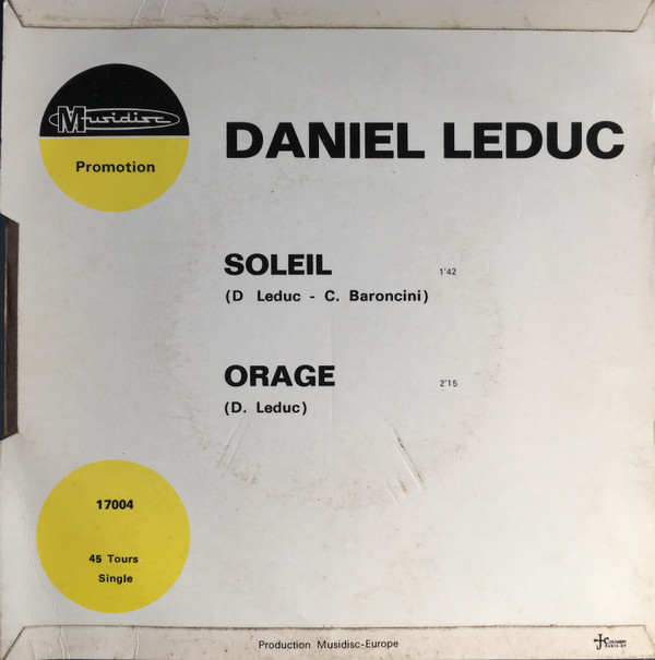 baixar álbum Daniel Leduc - Soleil