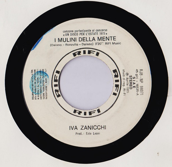 last ned album Iva Zanicchi Franco Simone - I Mulini Della Mente Ancora Lei