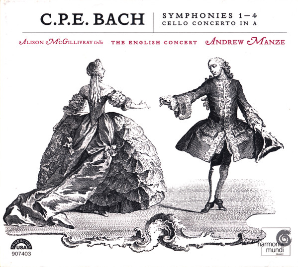 C.P.E. Bach ‎, Alison McGillivray, The English Concert, Andrew