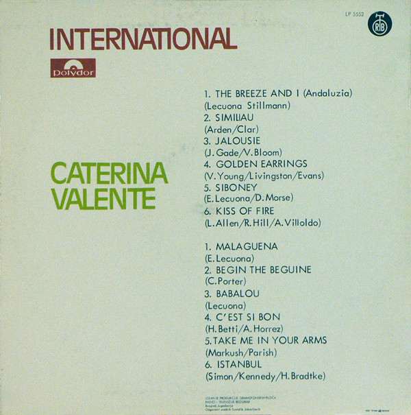 Album herunterladen Caterina Valente - International