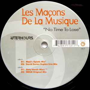 Les Maçons De La Musique - No Time To Lose album cover