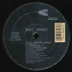 Maxi Priest - Just A Little Bit Longer album cover