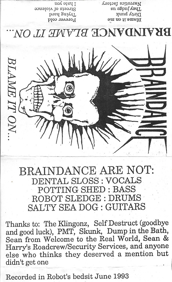 télécharger l'album Braindance - Blame It On