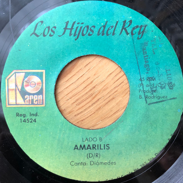 Sergio Vargas Y Los Hijos Del Rey - Amarilis / La Quiero A Morir | Releases  | Discogs