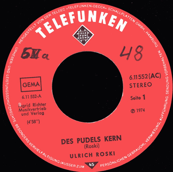 ladda ner album Ulrich Roski - Des Pudels Kern